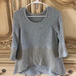 Hand knitted abs lace sweater